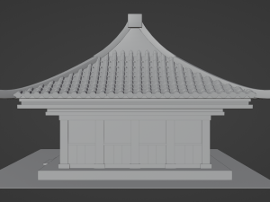 Chinese Siheyuan 3Dモデル