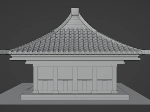 Siheyuan chinois Modèle 3D