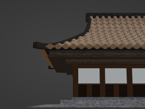 Chinese Siheyuan 3Dモデル
