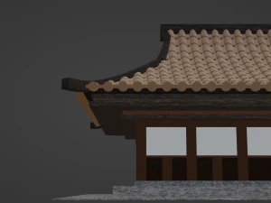 Siheyuan chinois Modèle 3D