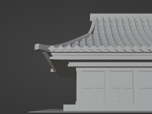 Chinese Siheyuan 3Dモデル