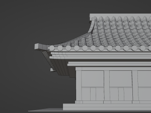 Chinese Siheyuan 3Dモデル