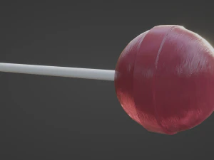 Sphere Lollipop 3D Model