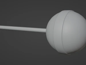 Sphere Lollipop 3D Model