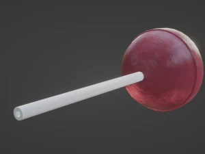 Sphere Lollipop 3D Model