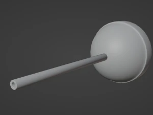 Sphere Lollipop 3D Model