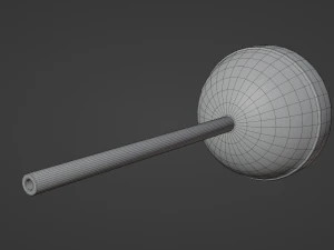 Sphere Lollipop 3D Model