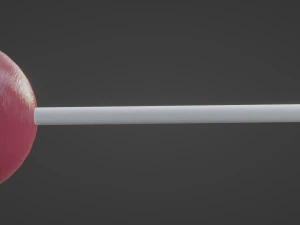 Sphere Lollipop 3D Model