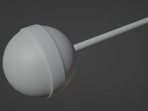 Sphere Lollipop 3D Model