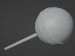 Sphere Lollipop 3D Model