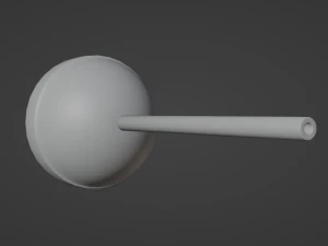 Sphere Lollipop 3D Model