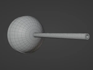 Sphere Lollipop 3D Model