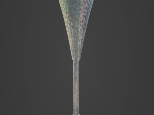 Crystal Drinking Glasses 3D Model