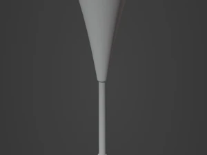 Crystal Drinking Glasses 3D Model