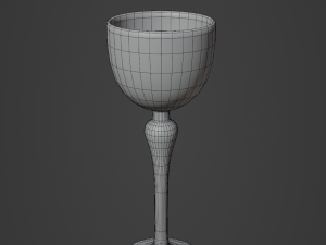 Crystal Drinking Glasses 3D मॉडल