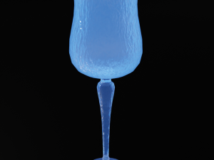 Crystal Drinking Glasses 3D मॉडल