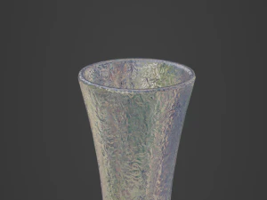 Crystal Drinking Glasses 3D Model