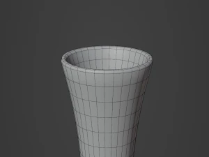 Crystal Drinking Glasses 3D Model