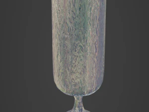 Crystal Drinking Glasses 3D Model