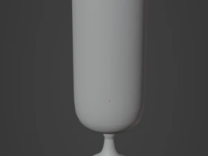 Crystal Drinking Glasses 3D Model