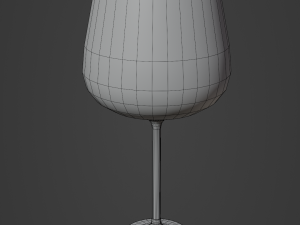 Crystal Drinking Glasses 3D मॉडल