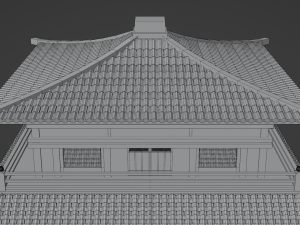 Chinese Two Floors Siheyuan 3Dモデル