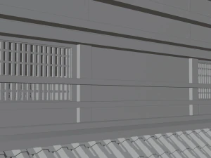 Chinese Two Floors Siheyuan 3D Model