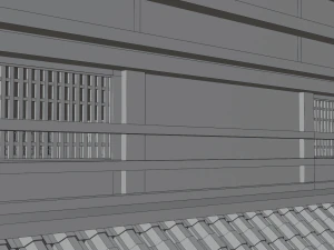 Chinese Two Floors Siheyuan 3D Model