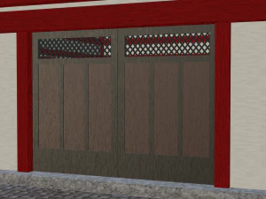Chinese Two Floors Siheyuan 3D Model