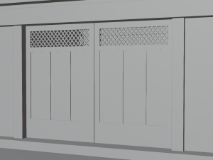 Chinese Two Floors Siheyuan 3Dモデル