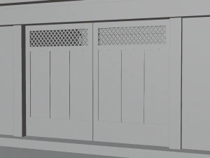 Chinese Two Floors Siheyuan 3D Model