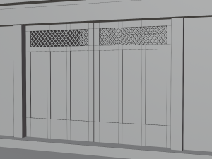 Chinese Two Floors Siheyuan 3Dモデル
