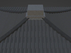 Chinese Two Floors Siheyuan 3D Model