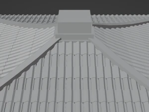 Chinese Two Floors Siheyuan 3D Model