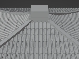 Chinese Two Floors Siheyuan 3D Model