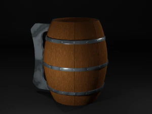 Ale Tankard 3D Model