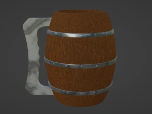 Ale Tankard 3D Model