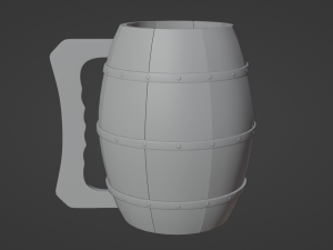 Ale Tankard Model 3D