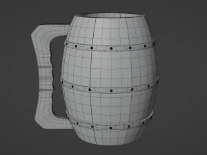 Ale Tankard 3D Model