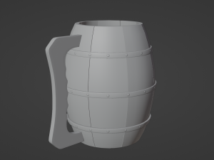 Ale Tankard Model 3D