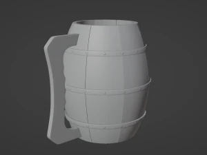Ale Tankard 3D Model