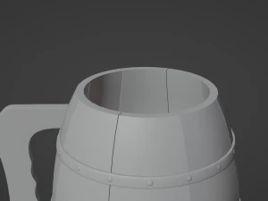 Ale Tankard 3D Model