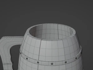 Ale Tankard 3D Model
