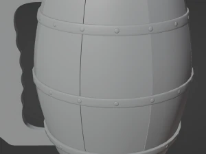 Ale Tankard 3D Model