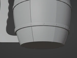 Ale Tankard 3D Model