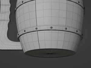 Ale Tankard 3D Model