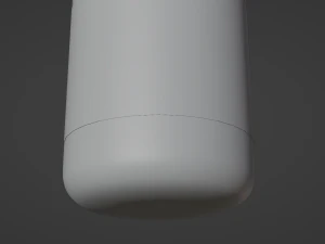 Amber Glass Pill Bottle 3D Model
