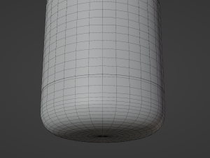 Amber Glass Pill Bottle 3Dモデル