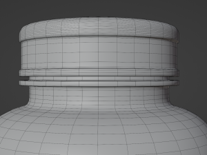 Amber Glass Pill Bottle 3Dモデル
