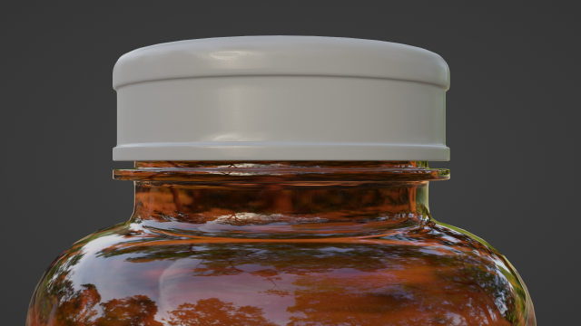 Pill Bottle, Glass Pill Bottle, Amber Glass Bottle, Amber Glass